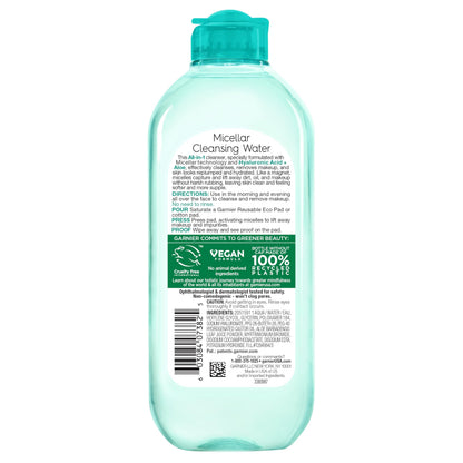 Garnier USA imported skincare collection featuring the blue hyaluronic acid bottle