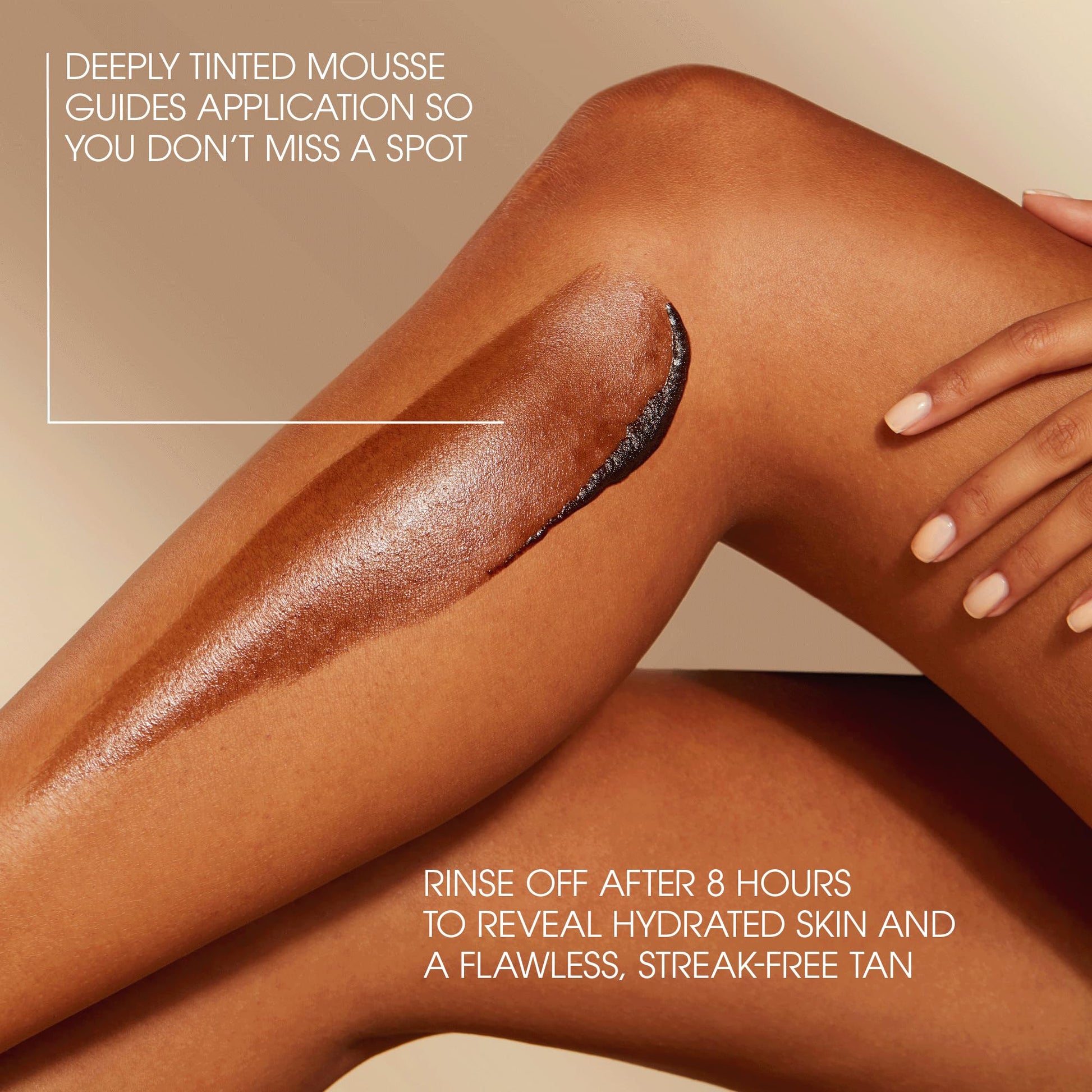 Side profile of St. Tropez self tan 200 milliliter bottle