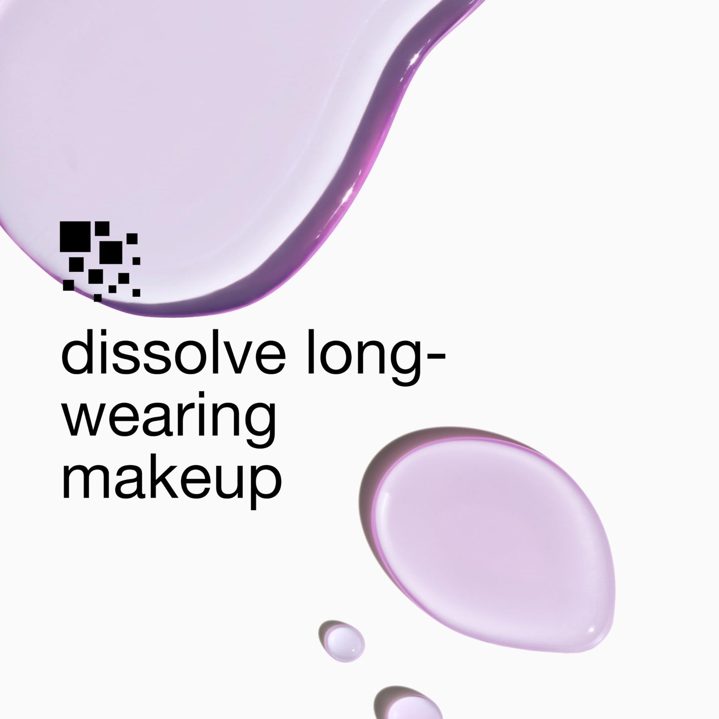 Ophthalmologist tested eye makeup remover liquid showing the dual phase formulation inside the bottle
