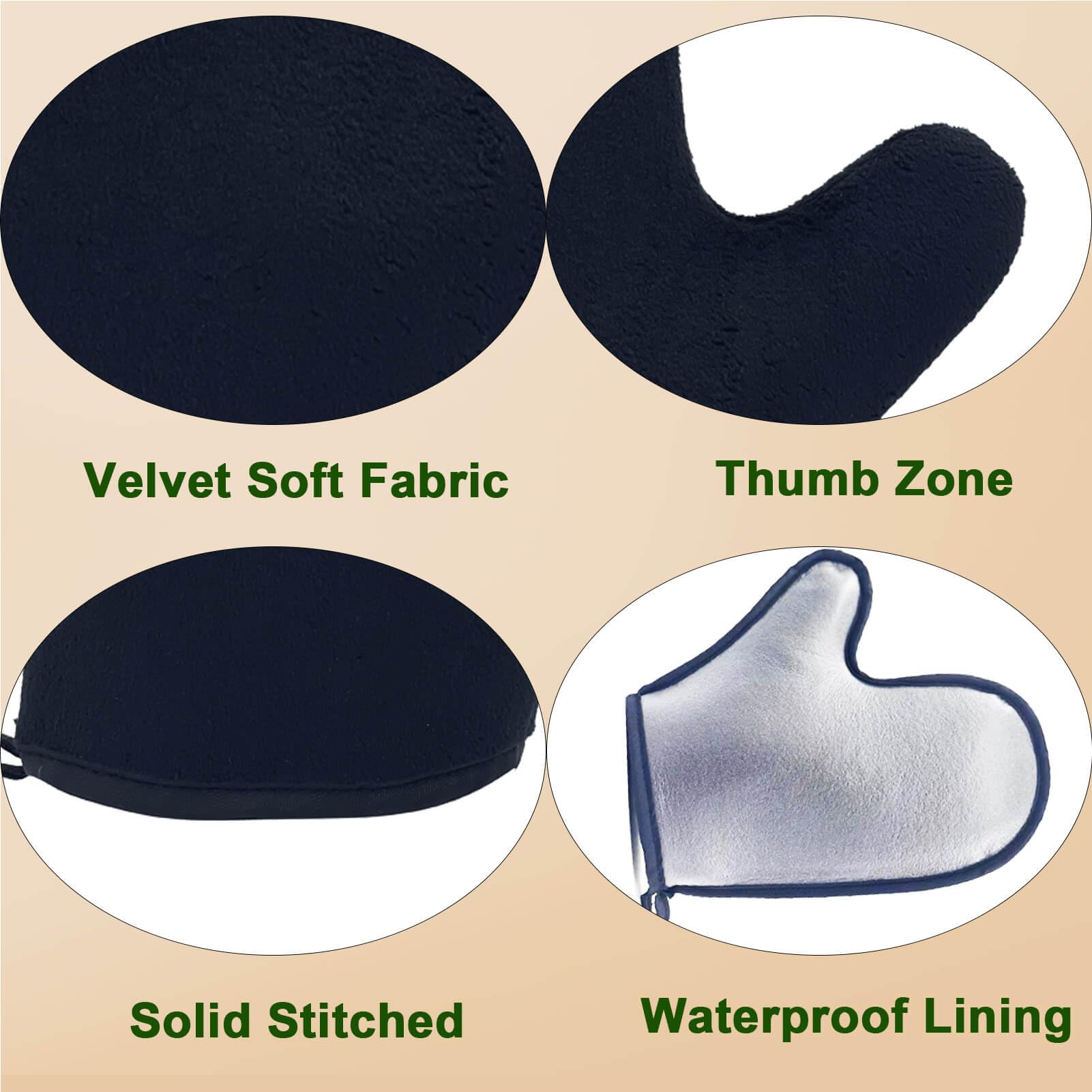 Bolitfu long strap back tanning applicator for back reach