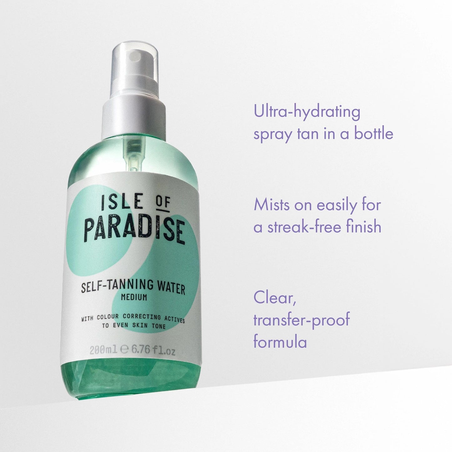 Isle Of Paradise Medium glow color result sample