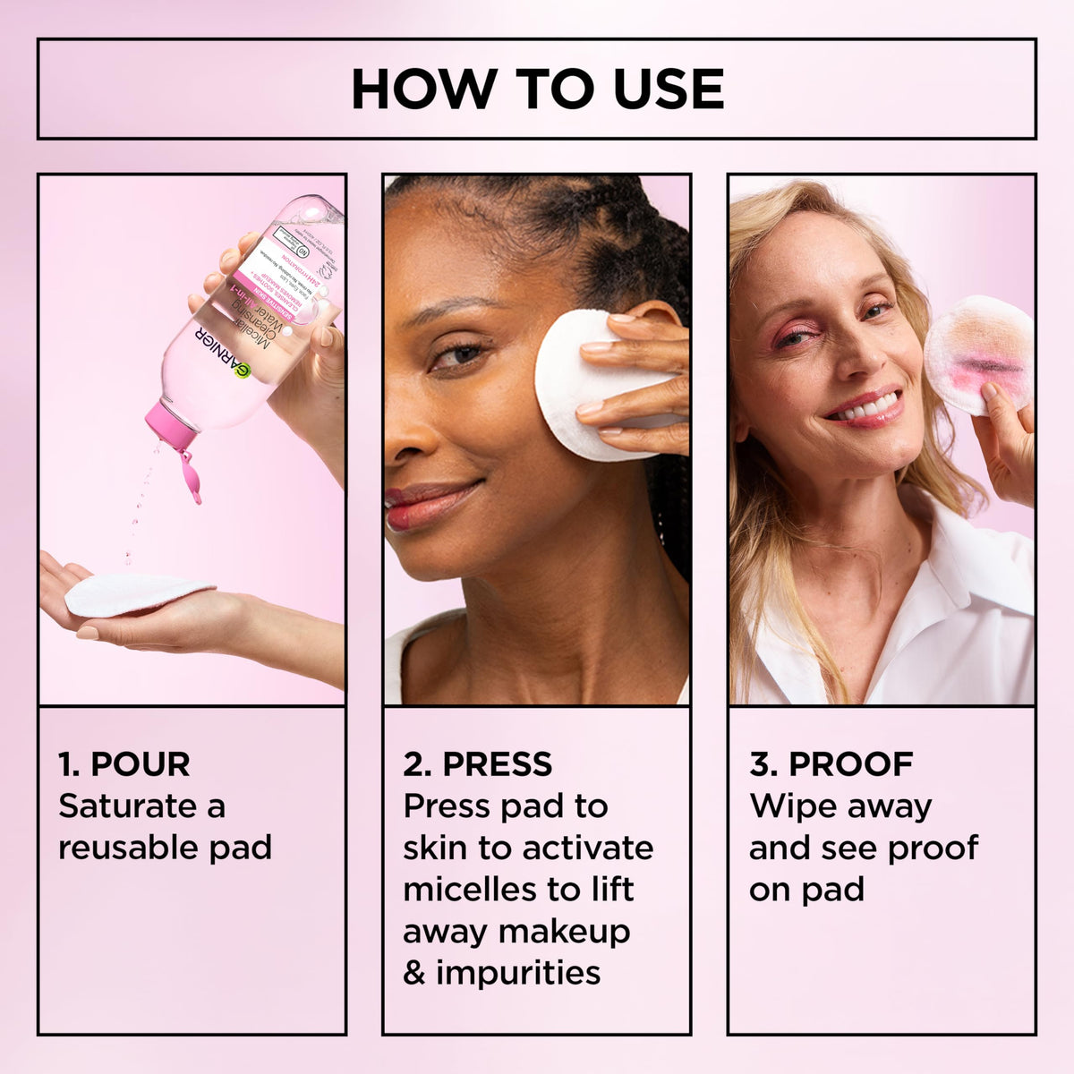 Garnier SkinActive daily skincare cleansing water complete view