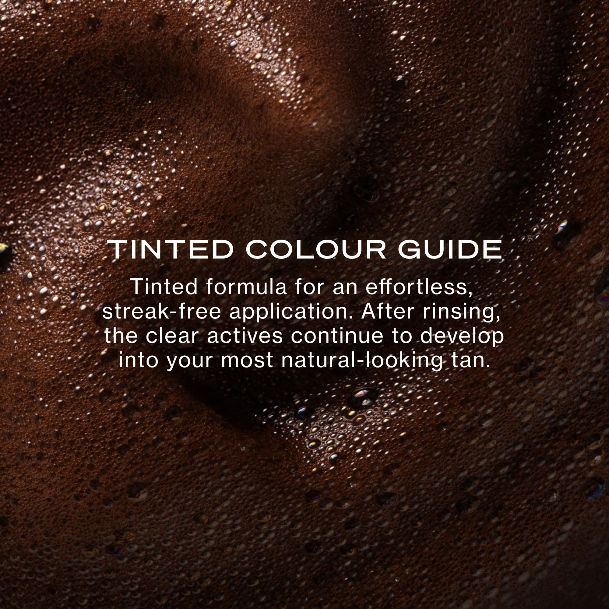 Back label details of Loving Tan Platinum mousse