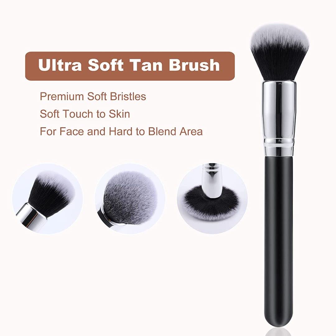 Sanfery self tanning brush for face application