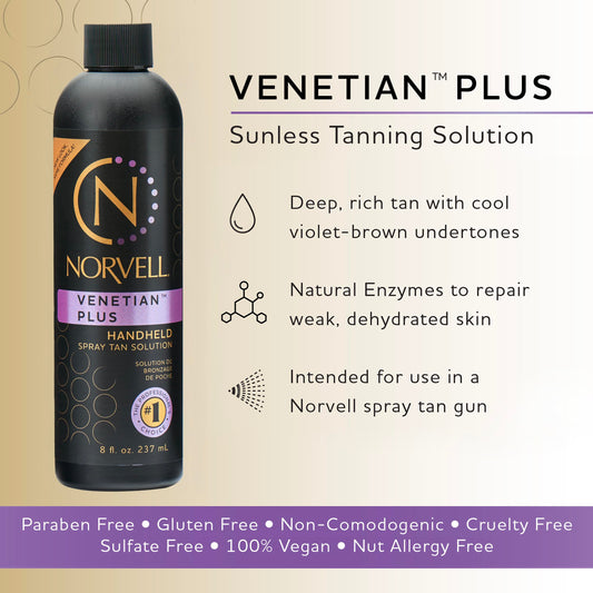 Norvell premium spray tan solution 8 fluid ounces bottle