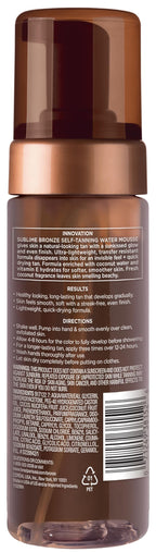 L'Oreal Paris tanning mousse back label and directions