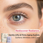 Close up of Attia textured cleansing pad for eye care