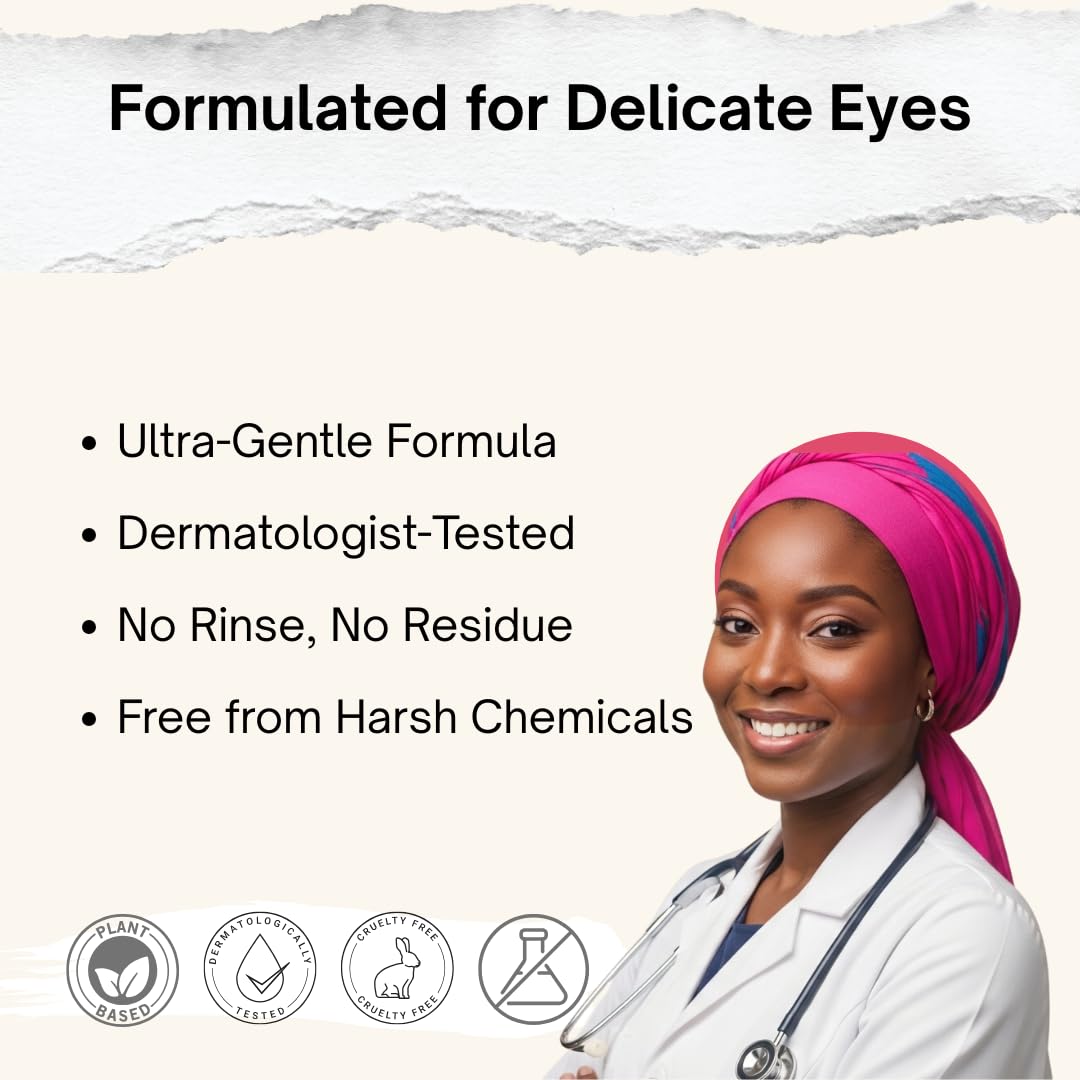 Attia fragrance-free eyelid wipes for dry eye relief