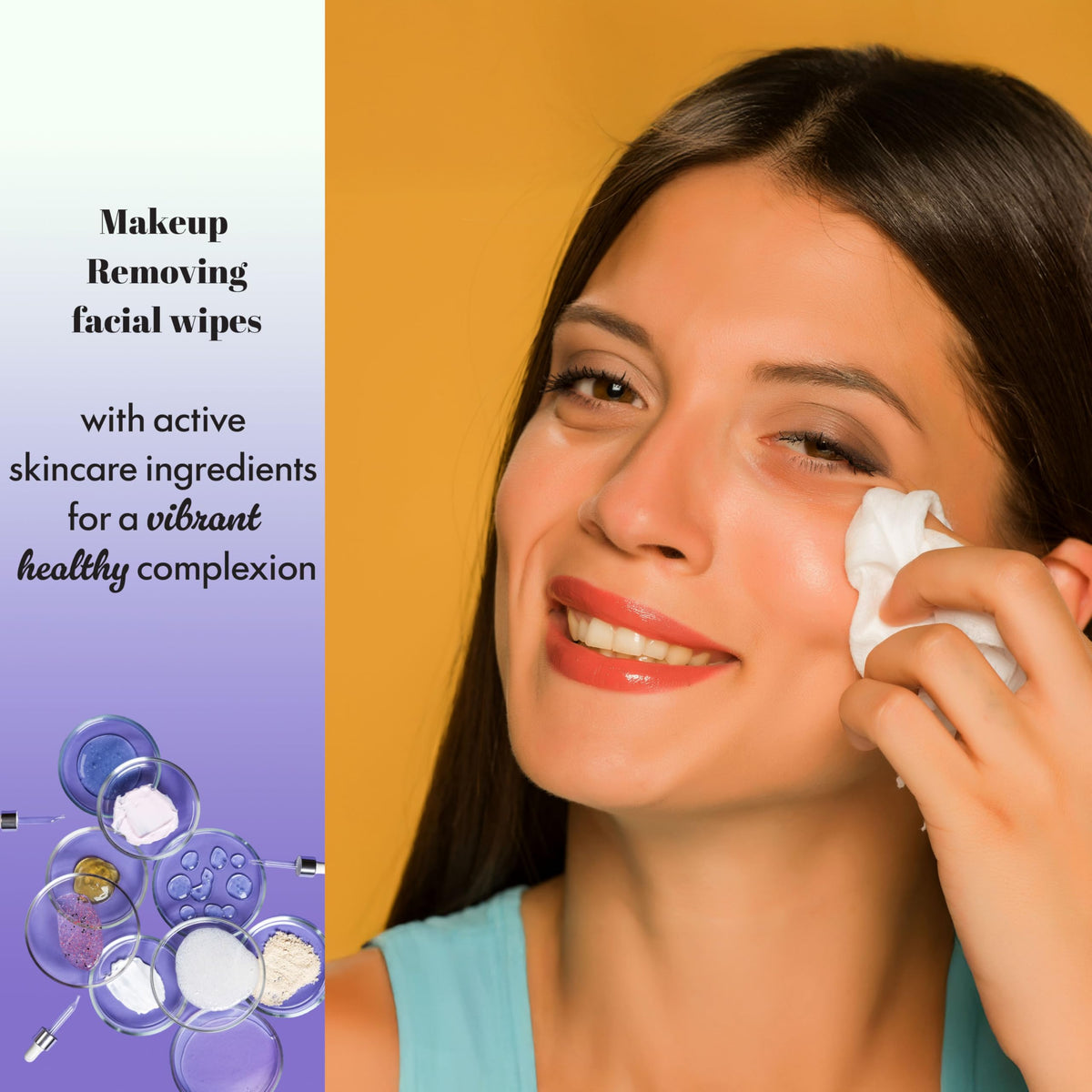 Glan Expressions Retinol and Pomegranate facial wipes pack