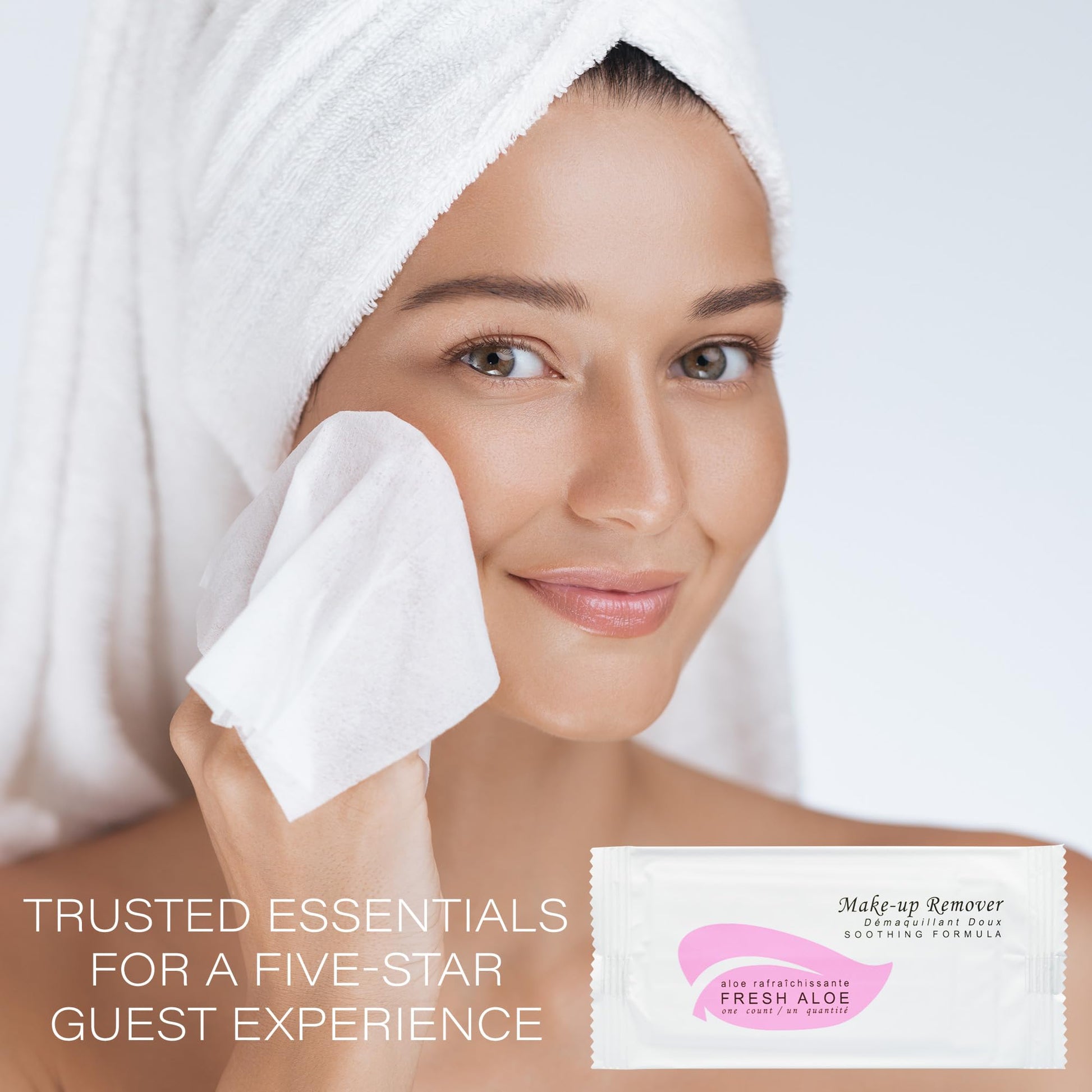 Educational sign suggestion for guest makeup remover wipes
