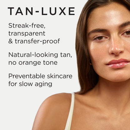Tan-Luxe self tan drops product label details