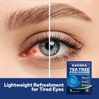 Individually wrapped Kakoka tea tree oil eye wipes