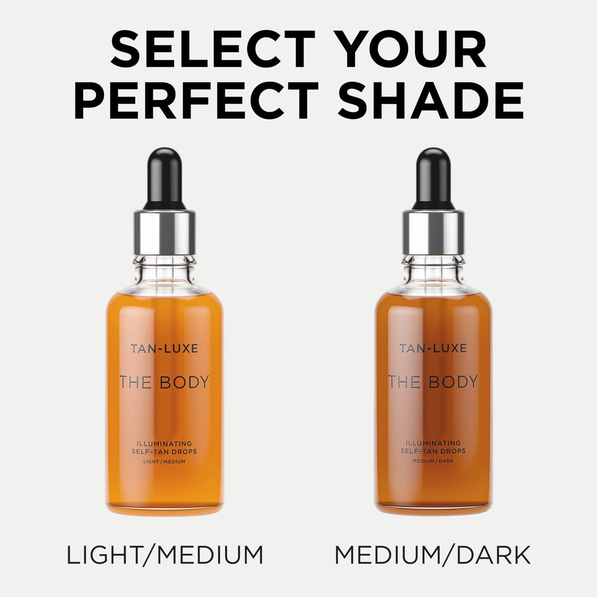 Tan-Luxe The Body Illuminating Self-Tan Drops back panel ingredient text