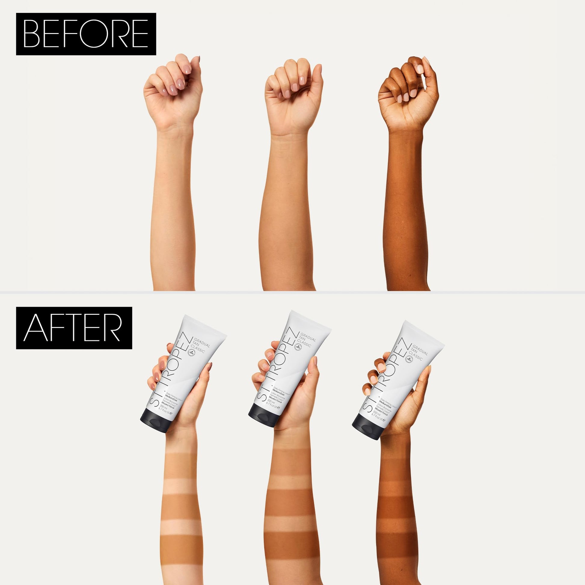 St. Tropez Gradual Tan Classic Daily Firming Lotion packaging details