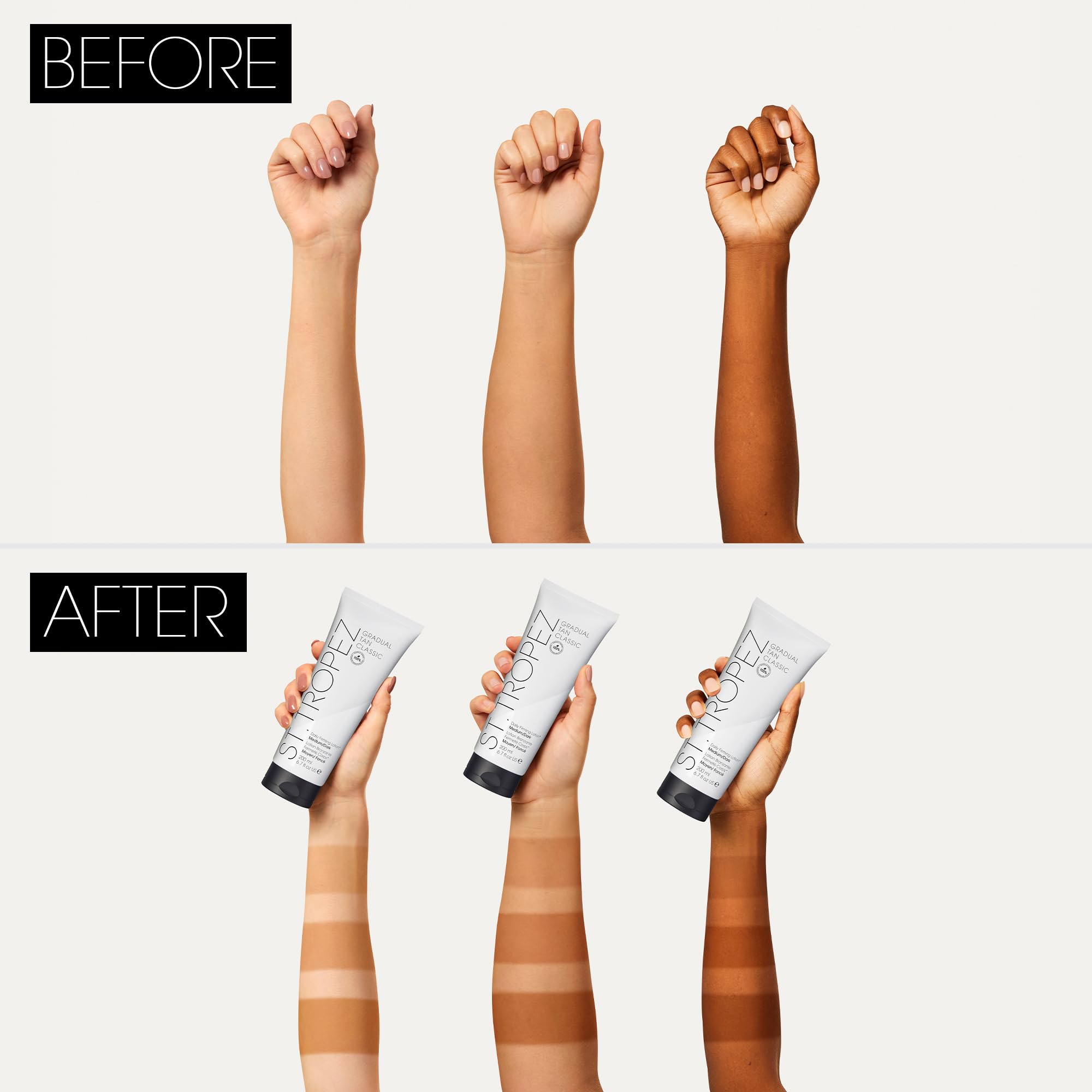 St. Tropez Gradual Tan Classic Daily Firming Lotion packaging details