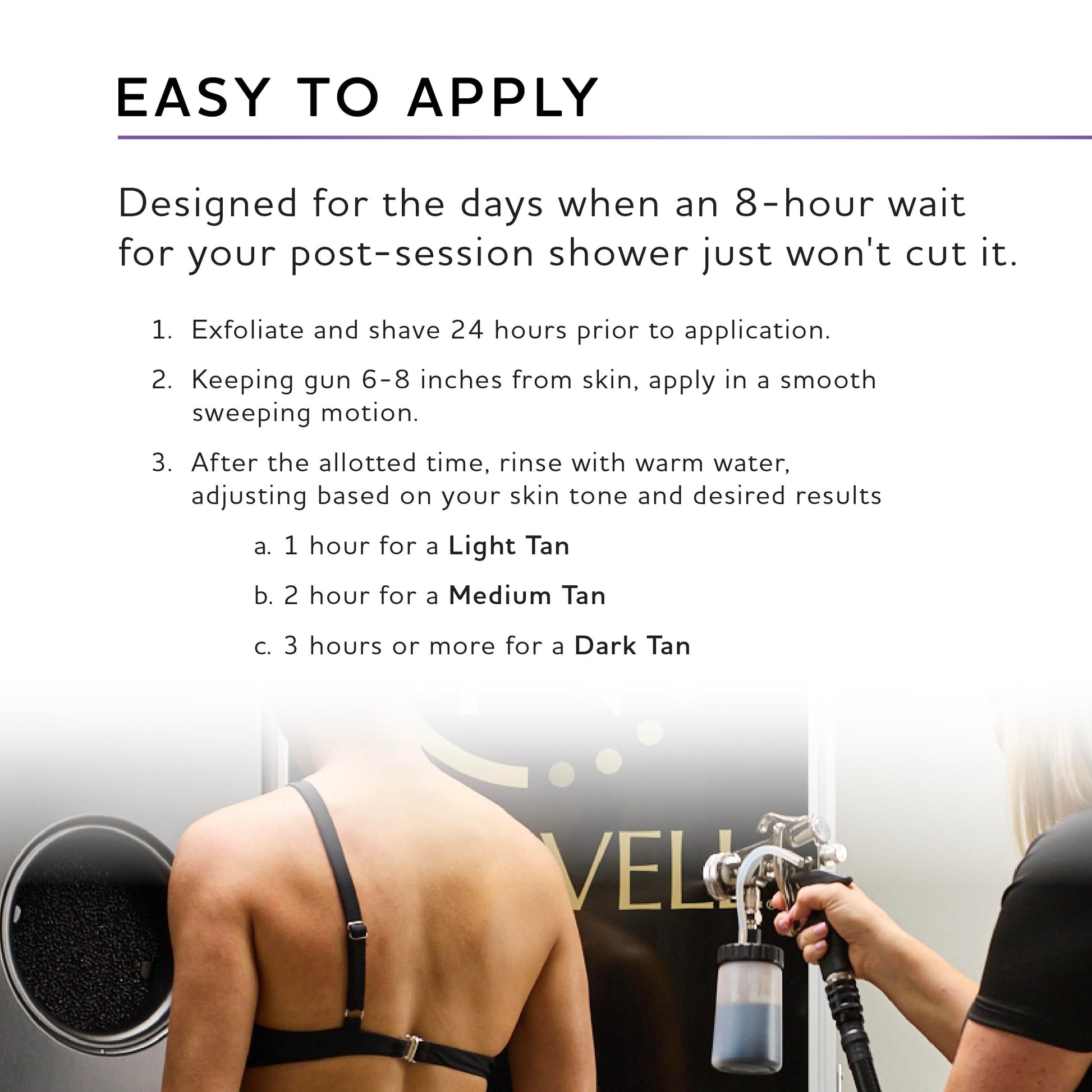 Side profile of Norvell Venetian One sunless tanning solution 8 fluid ounces