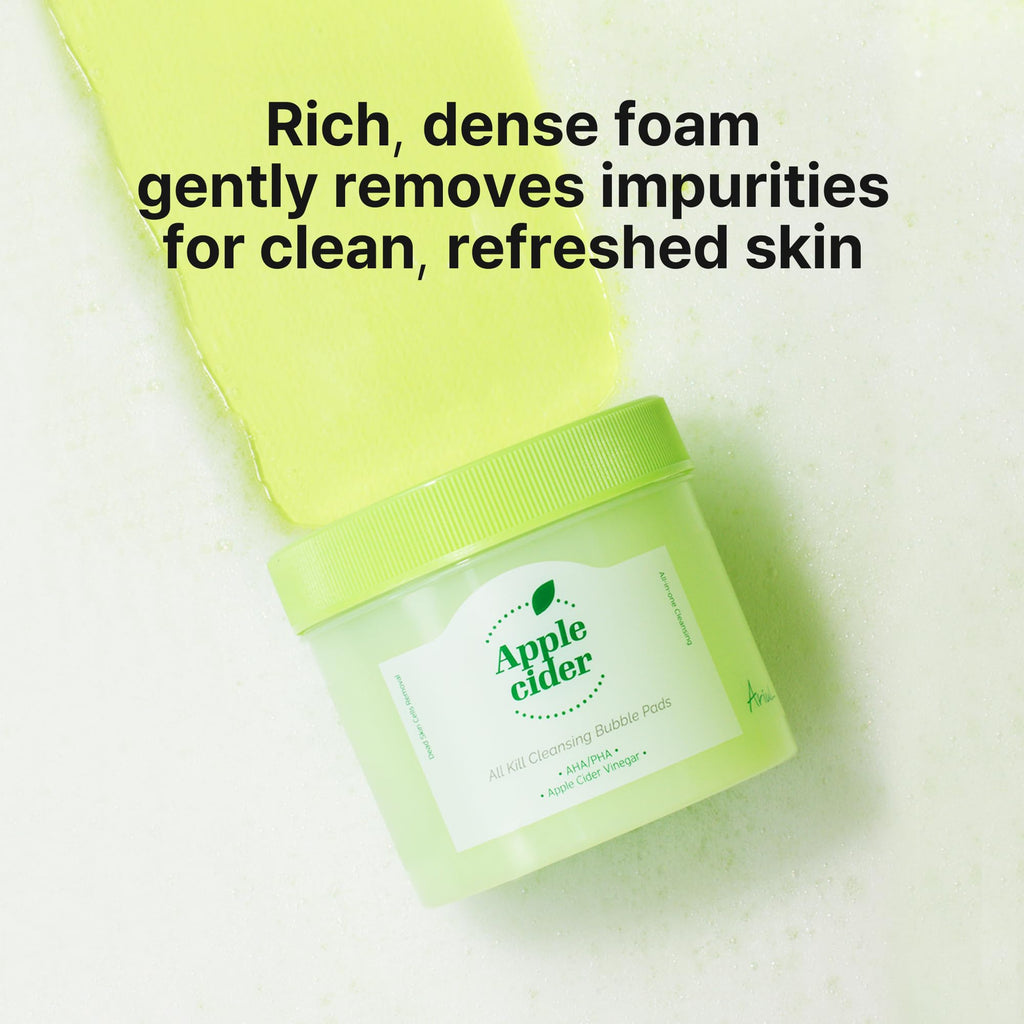 Ariul K beauty apple cider vinegar deep pore cleansing lather lifestyle shot
