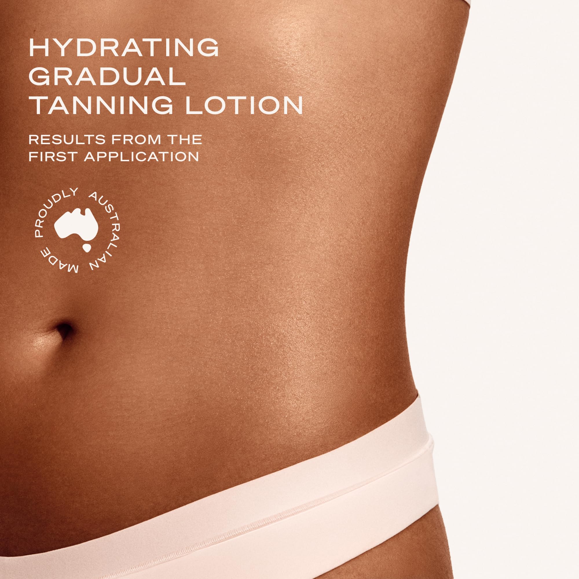 Shea butter infused Loving Tan bottle packaging details
