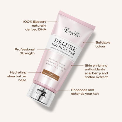 Loving Tan Deluxe Gradual Tan Dark 5.07 fluid ounces bottle