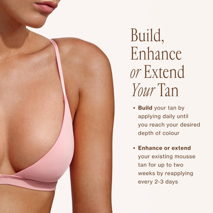 Close up of Loving Tan Deluxe Gradual Tan nourishing formula