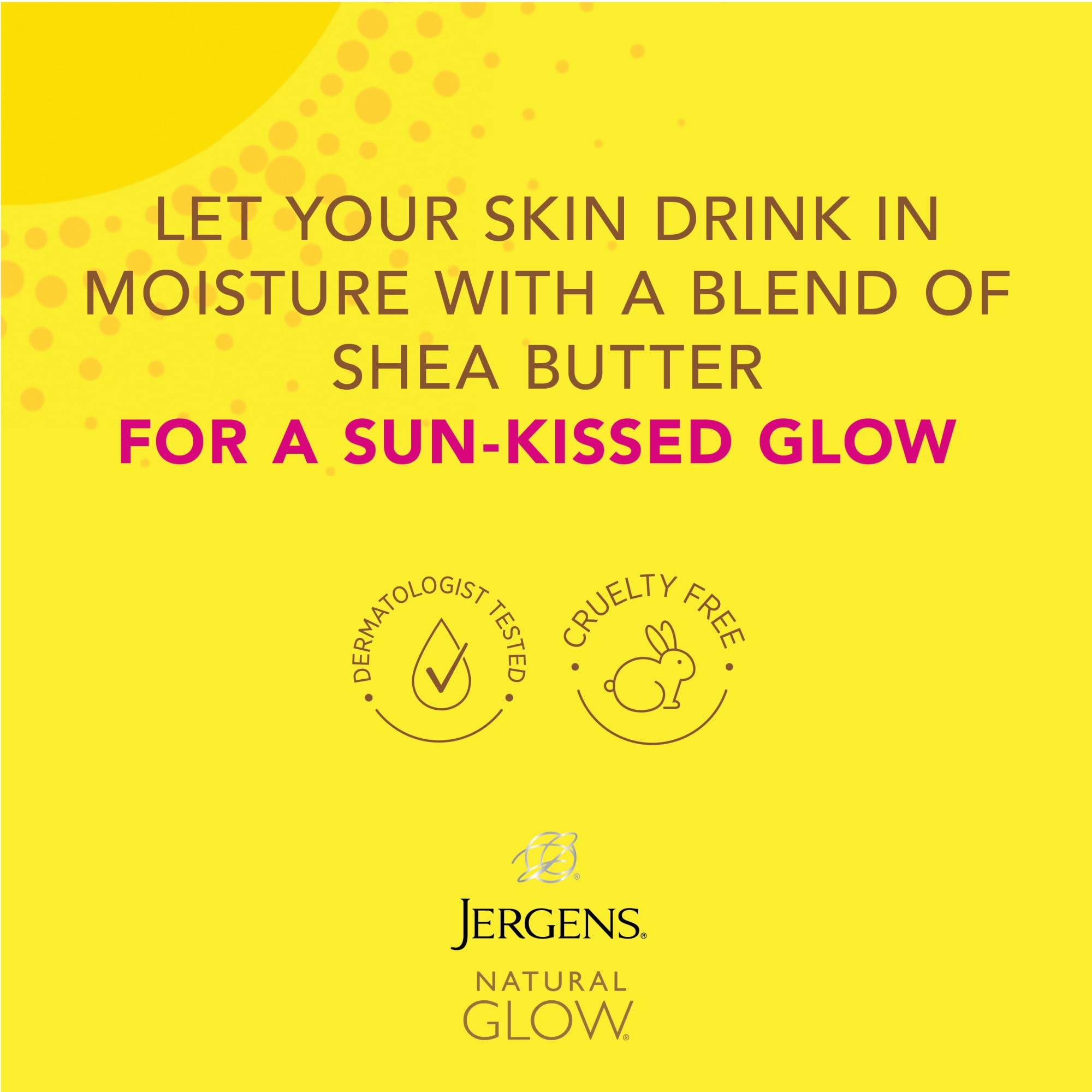 Authentic Jergens body moisturizer for gradual tan