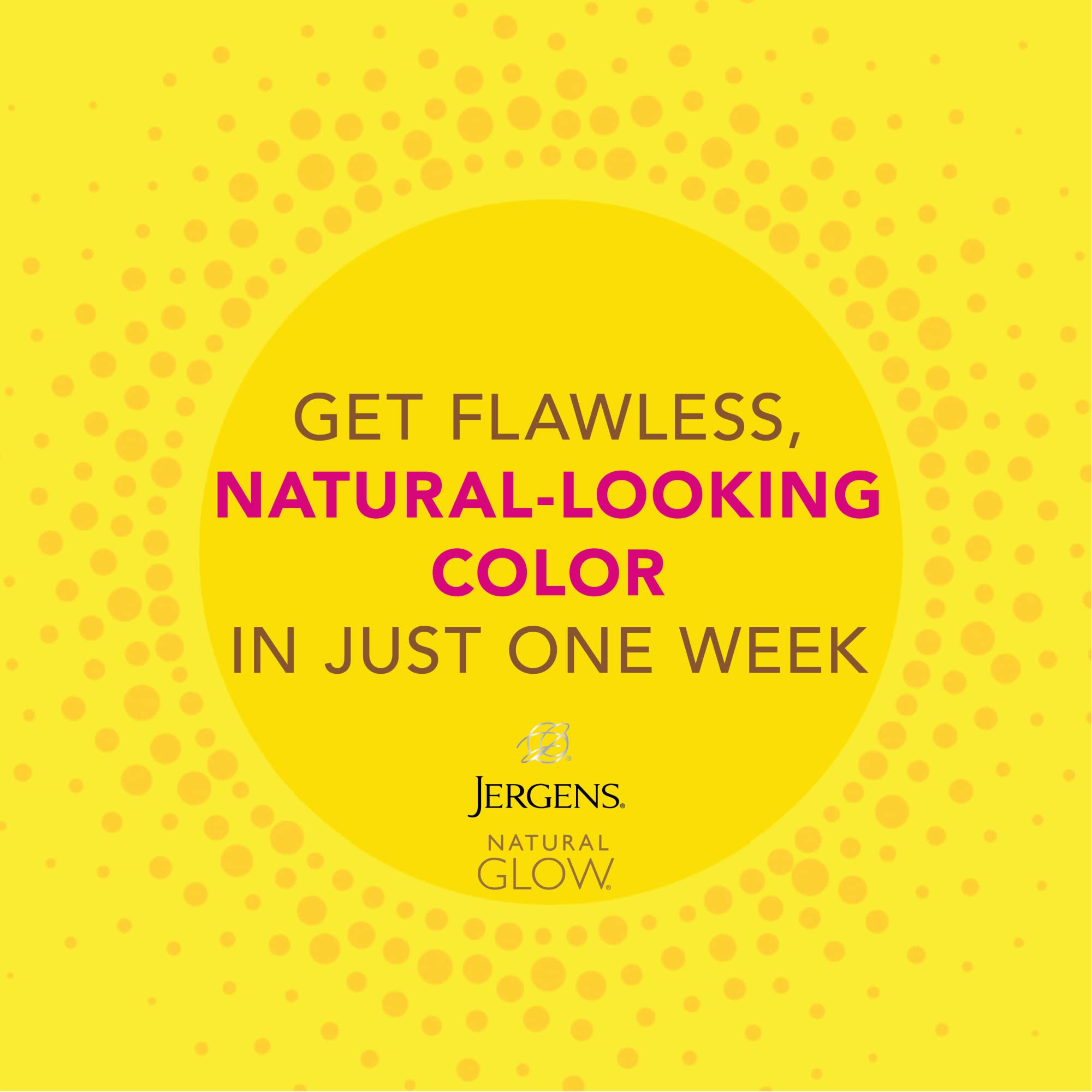 Jergens Natural Glow in shower lotion application visual