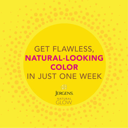 Jergens Natural Glow in shower lotion application visual