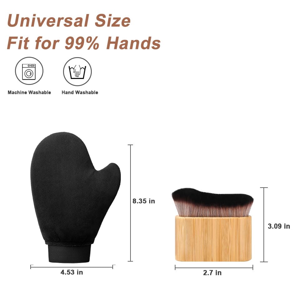 Bamboo handle detail of kabuki tanning brush