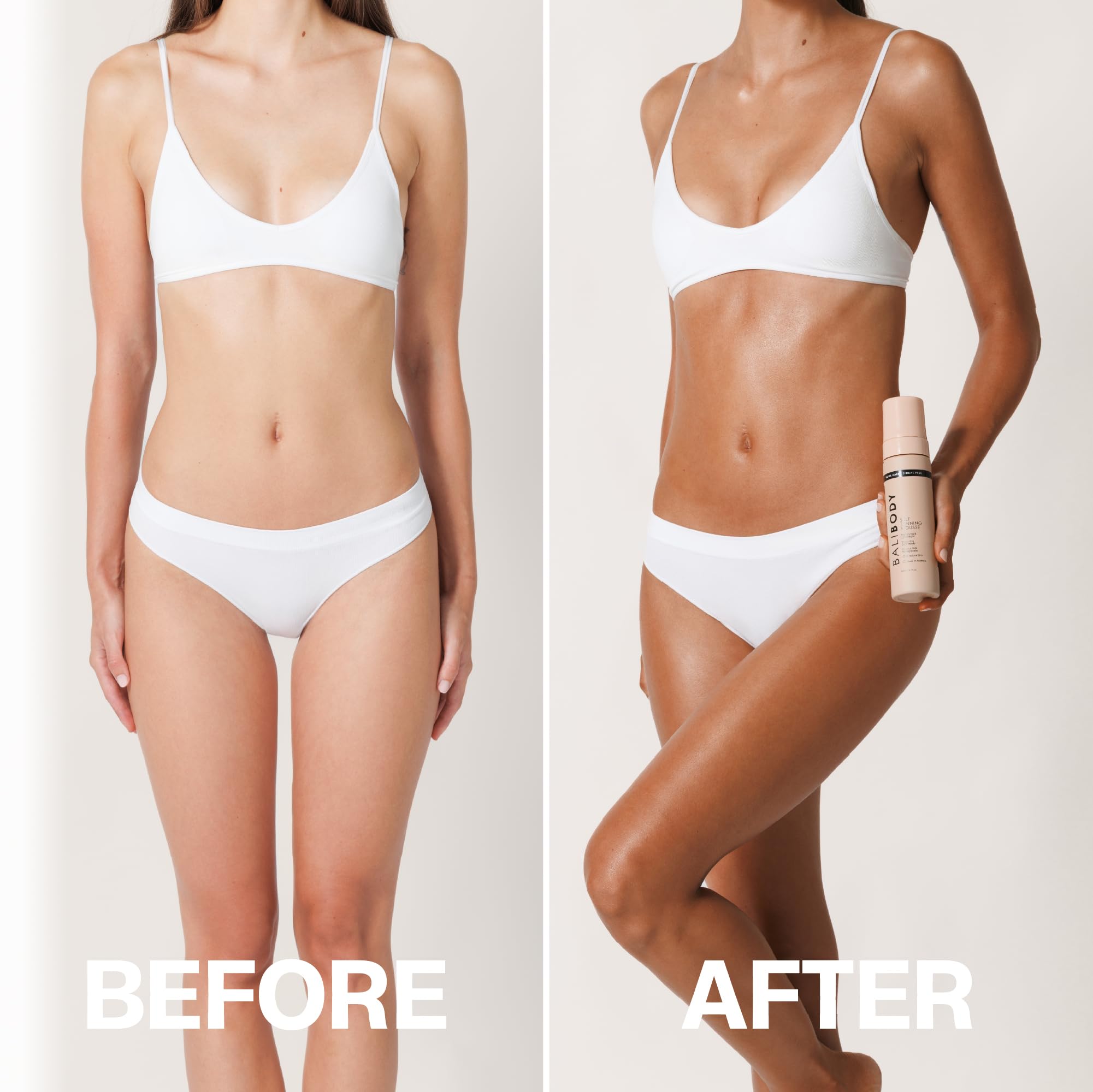 Bali Body Ultra Dark mousse texture and foam appearance