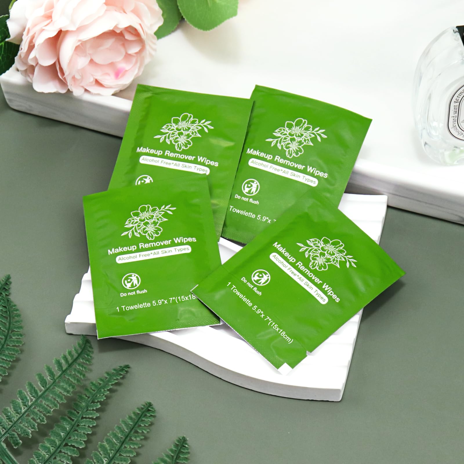 Twoworld USA imported individual makeup wipes safe for all skin types
