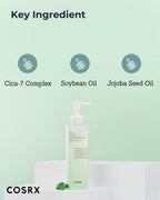 Cosrx Pure Fit Cica Clear Cleansing Oil ingredient highlights