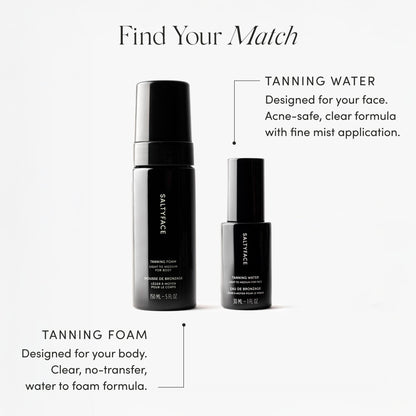 Saltyface Tanning Water lifestyle application shot