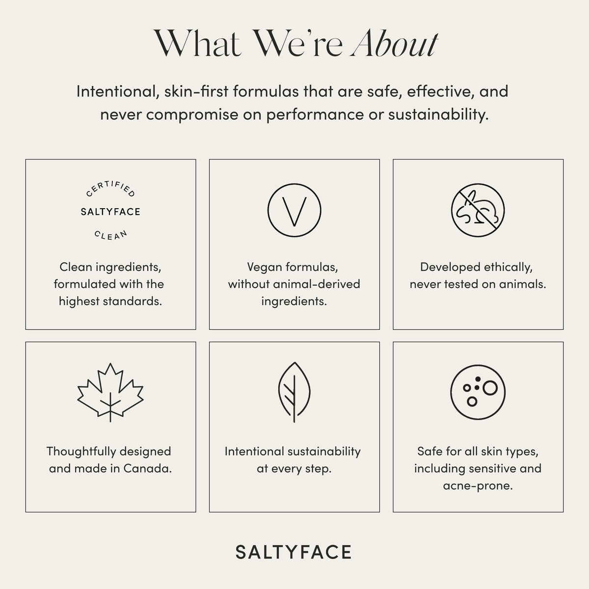 Saltyface Tanning Water complete presentation setup