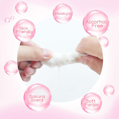 Close up of soft facial cleansing cloth texture