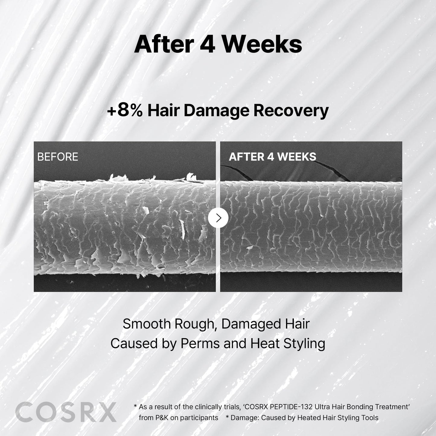 COSRX salon grade tripeptide collagen hair conditioner bottle layout