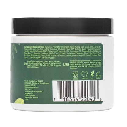 Desert Essence Daily Facial Cleansing Wipes ingredient label view
