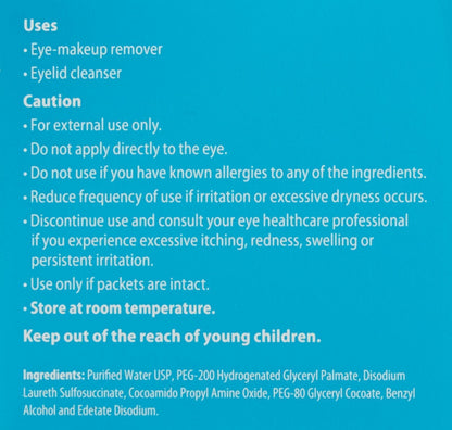 Systane sterile pre-moistened eyelid wipes individual packet