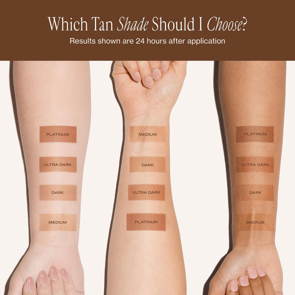 Loving Tan sunless tanner packaging lid and pump detail
