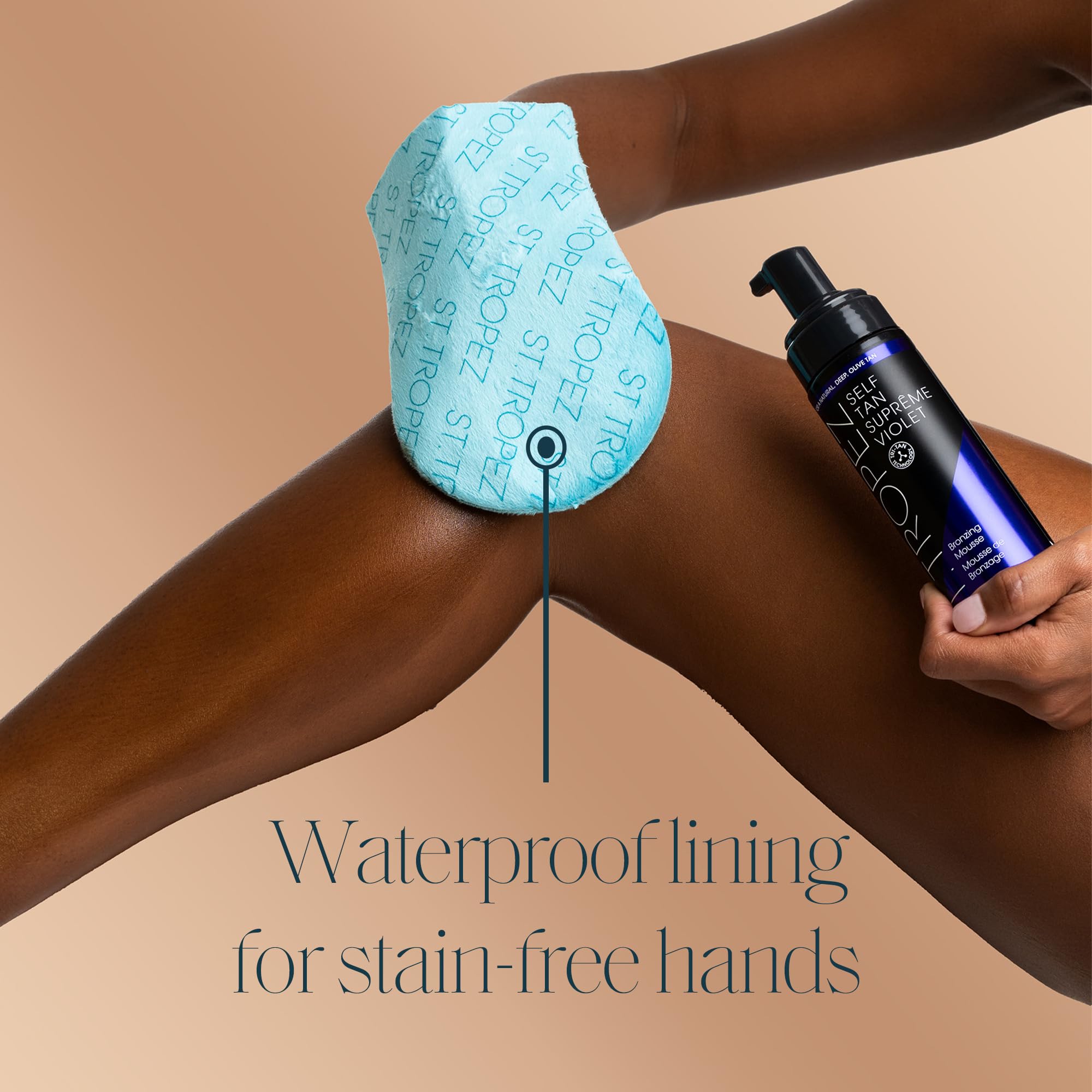 Rudra Retails authentic St. Tropez self tan applicator mitt details