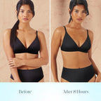 St.Tropez Classic Tanning Mousse before and after color comparison