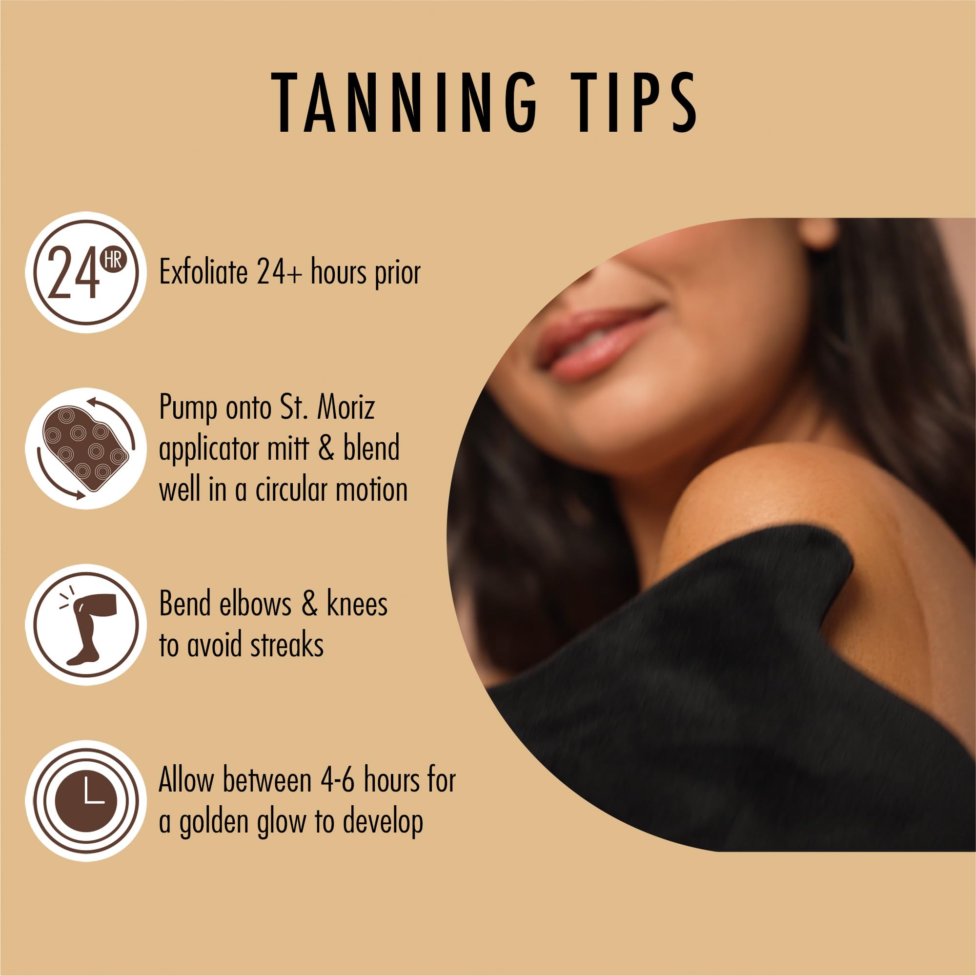 St. Moriz professional sunless tanner results