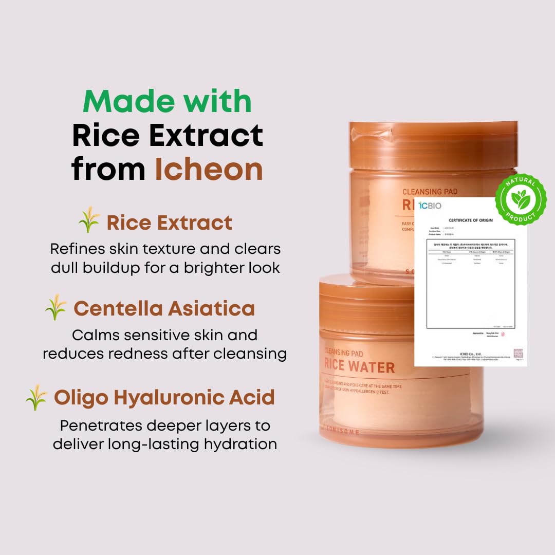 Somisome cleansing pads with included tweezers