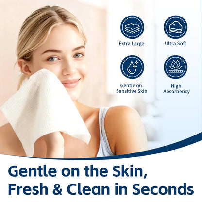 Celitina disposable facial cleansing cloths in 50 count pack