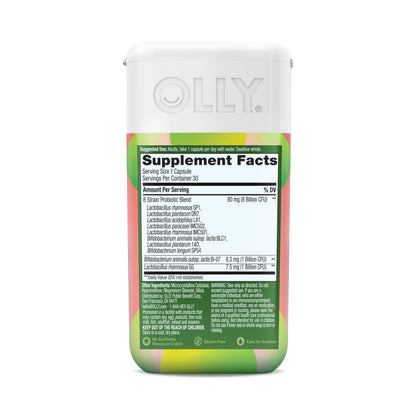 OLLY Big 10 Probiotic premium 30 count bottle for immune and mood support