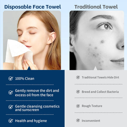 Hand holding extra large Celitina biobased facial wipe