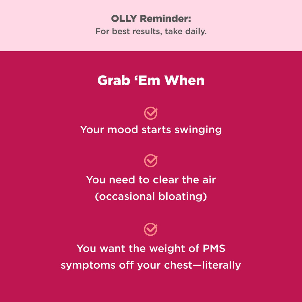 Olly dietary supplement packaging ingredients list