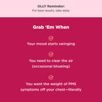 Olly dietary supplement packaging ingredients list