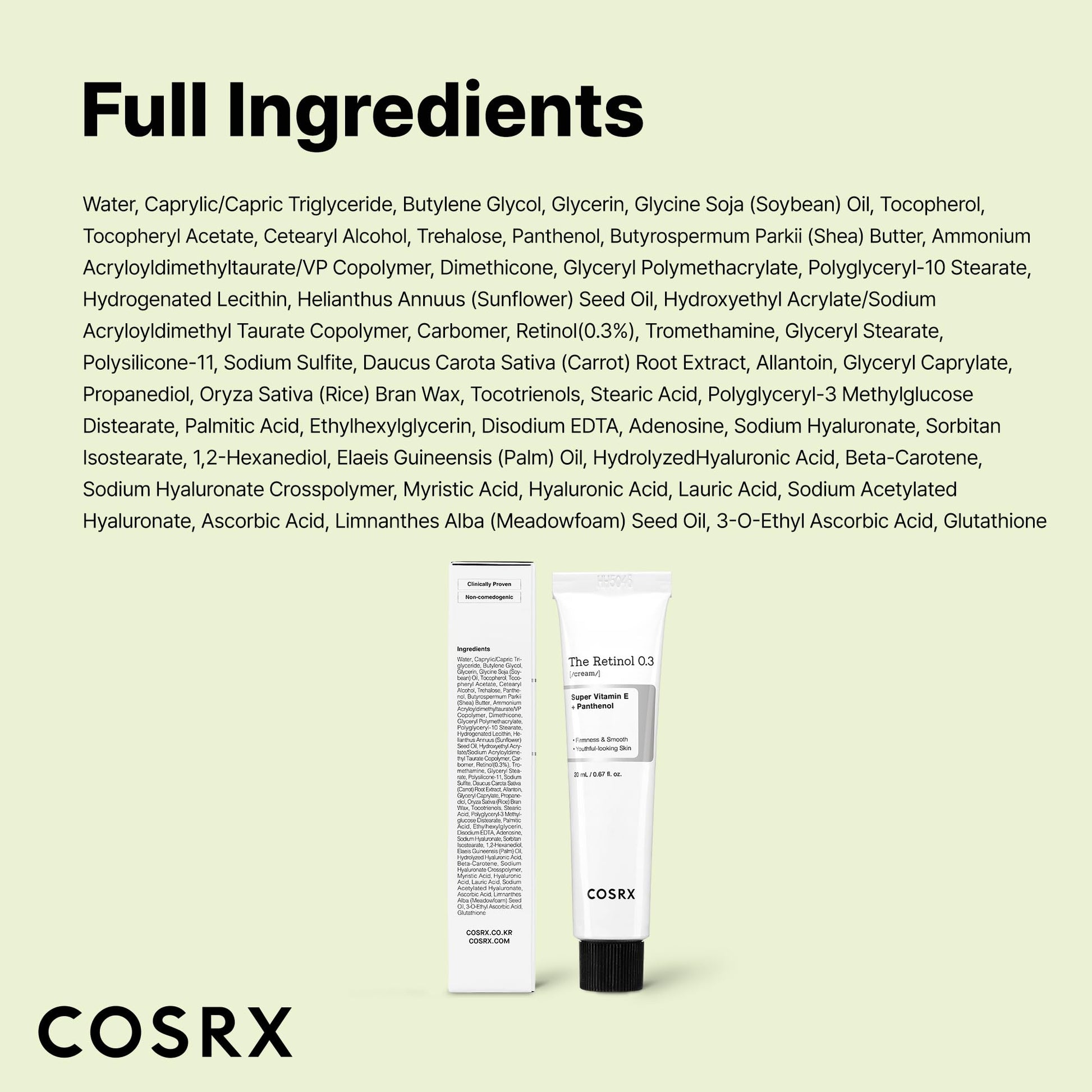 COSRX dermatological skin cell renewal night treatment cream