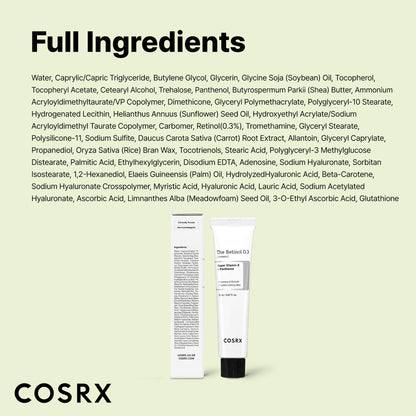 COSRX dermatological skin cell renewal night treatment cream