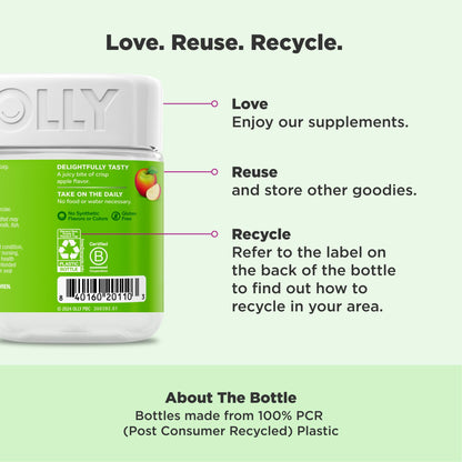 Snappy apple flavor metabolism gummy rings nutritional facts